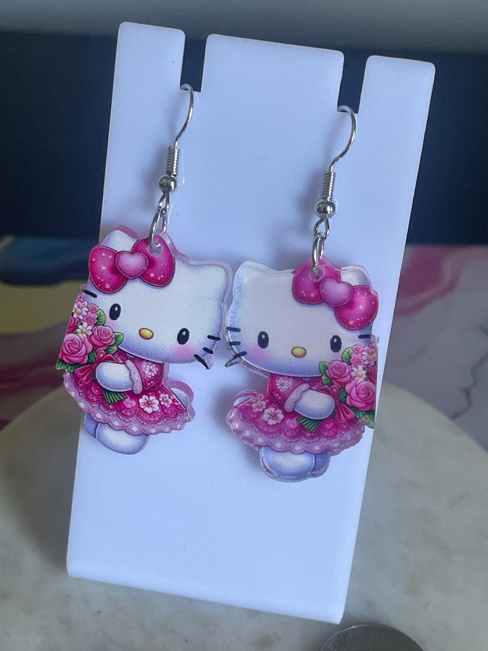 Hello kitty earrings